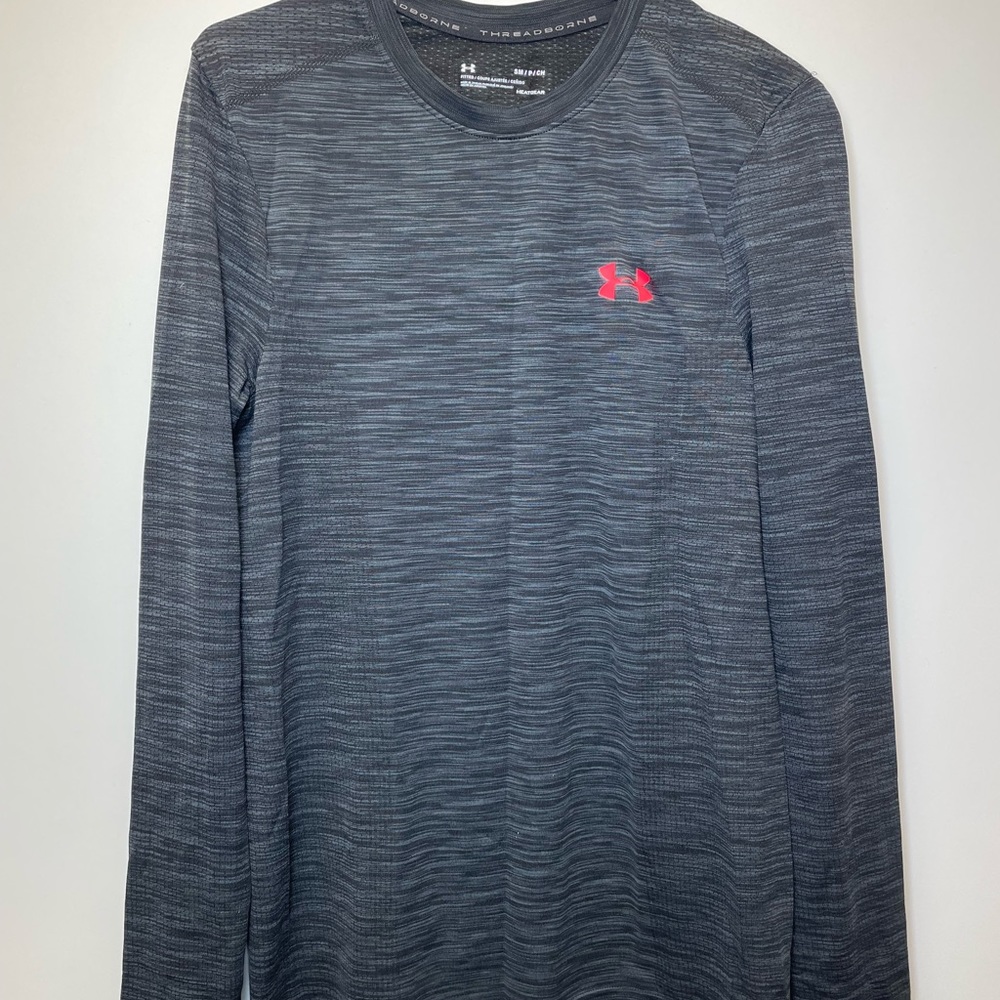 Under Armour Mens Threadborne Seamless Long Sleeve T-Shirt Size S - Picture 6 of 8